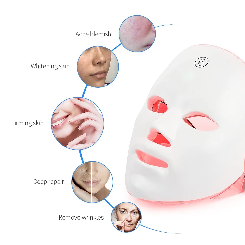 Vura Glow Classic: 7 Color LED Facial Therapy