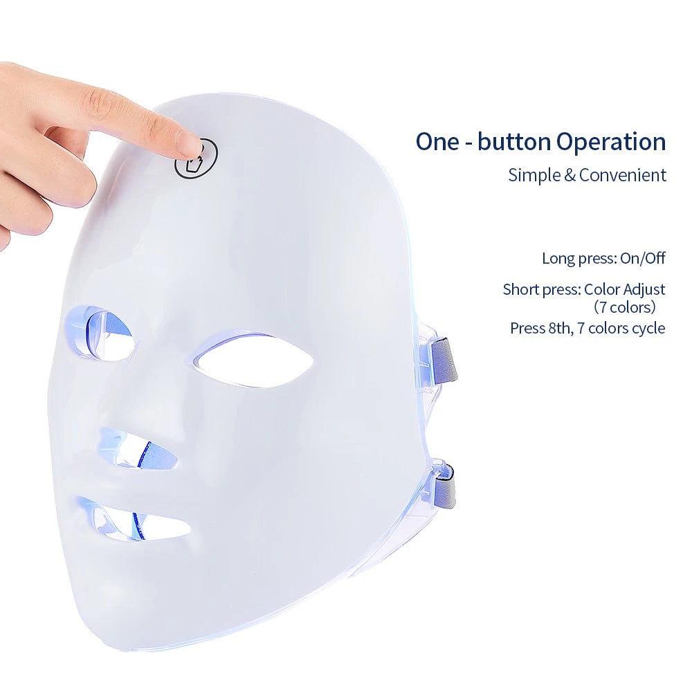 Vura Glow Classic: 7 Color LED Facial Therapy