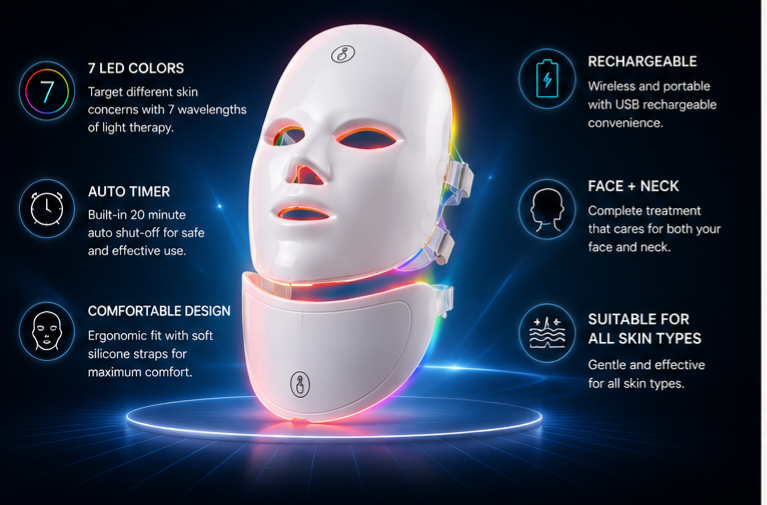 Glow Elite - Face & Neck LED Mask