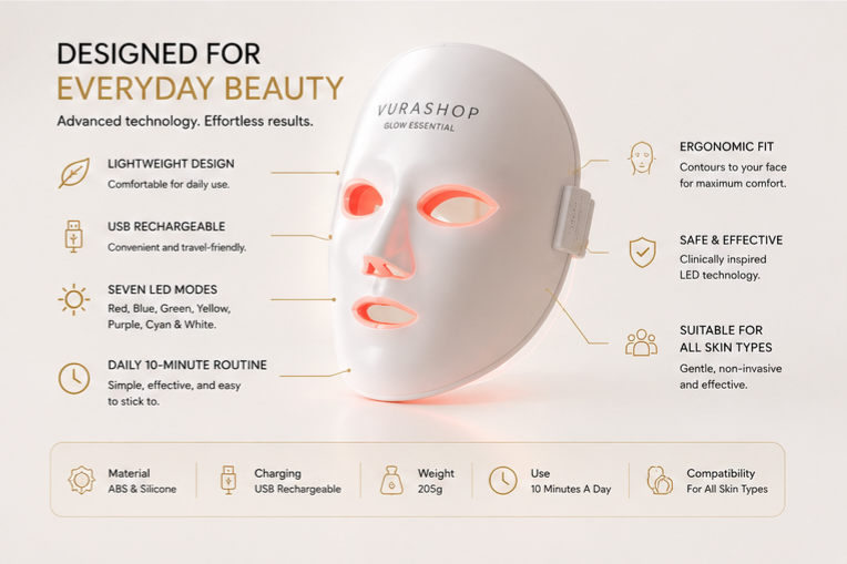 Glow Essential-LED Face Mask
